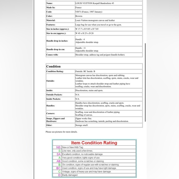 Louis Vuitton Monogram Brown Duffel Bag - Picture 16 of 16